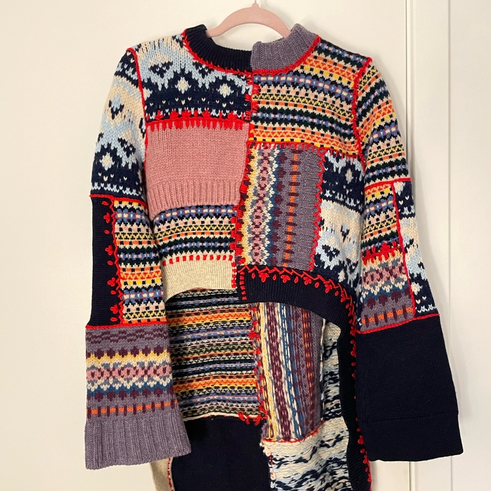 NWT Alexander McQueen high low knit sweater , never worn